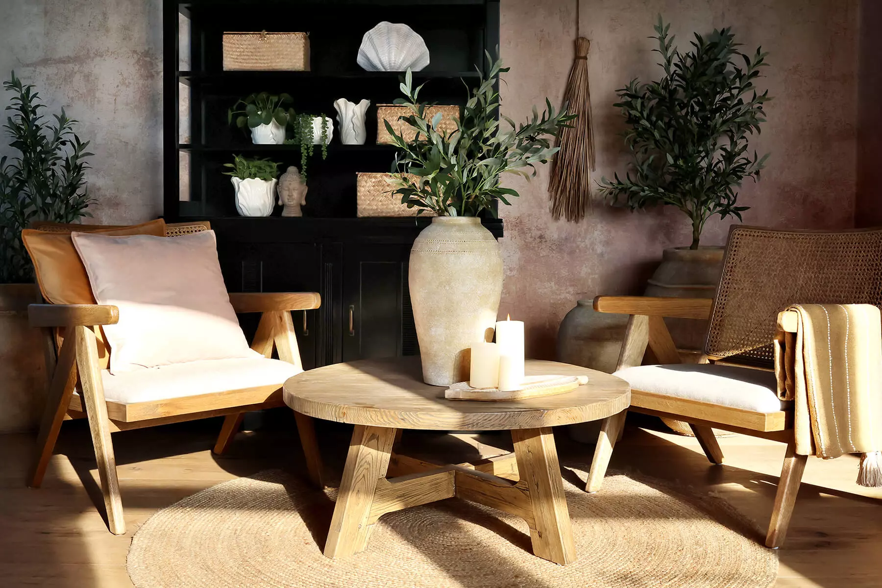 Oak Lounge Chair - Image 3