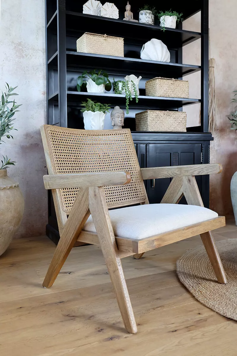 Oak Lounge Chair - Image 5