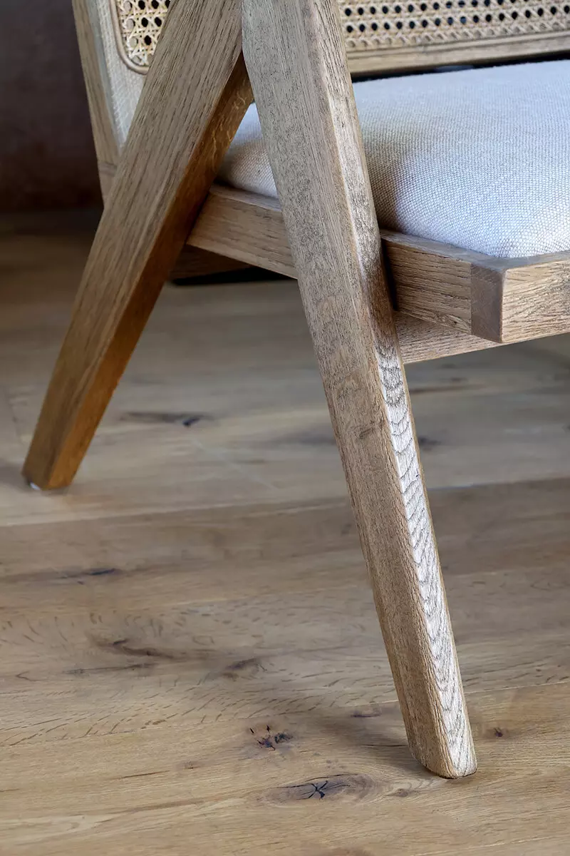 Oak Lounge Chair - Image 9