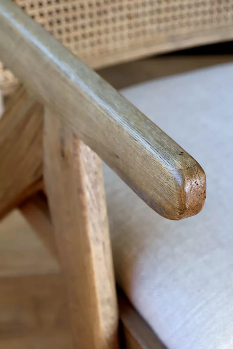 Oak Lounge Chair - Image 10