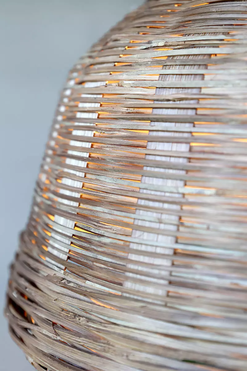 Pendant Lamp in wickered rattan - obrazek 7