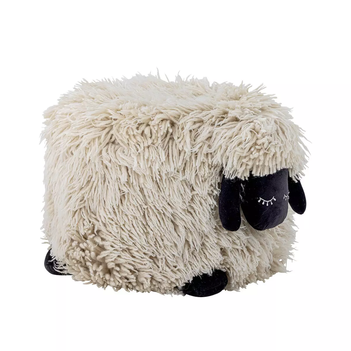 Dolly Wool Pouf - Image 4