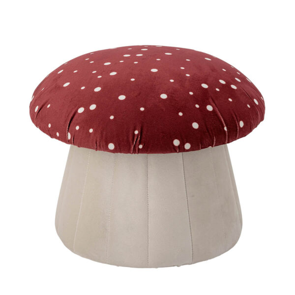 Mushroom-shaped pouf