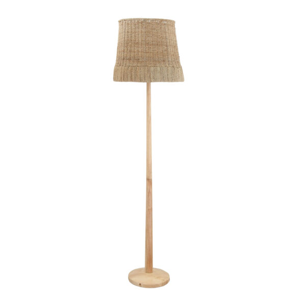 Rotan vloerlamp