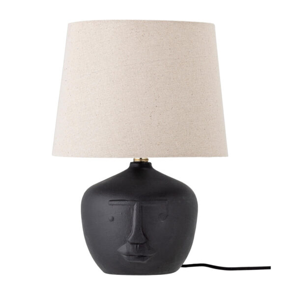 Tischlampe schwarz terracotta