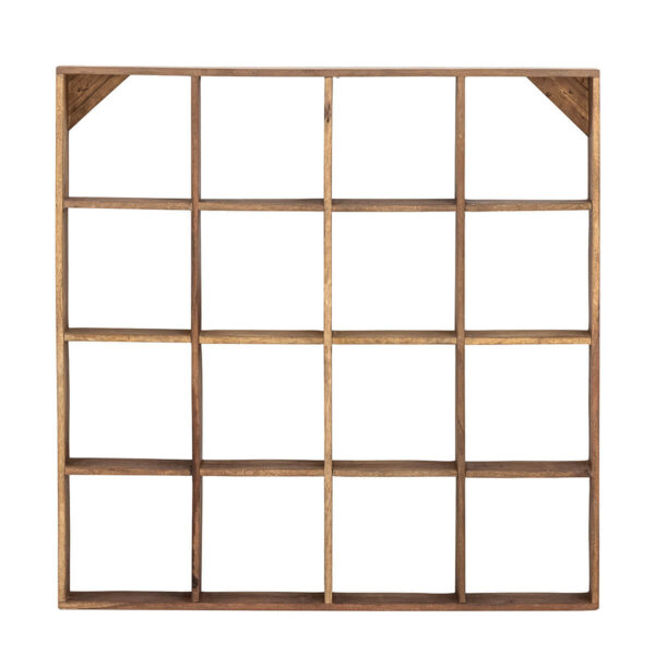 shelf brown reclaimed wood