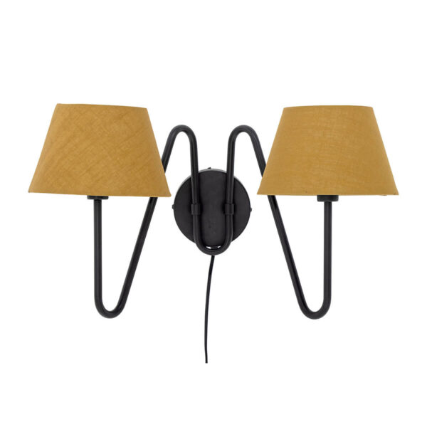 Wall Lamp, Black, Metal