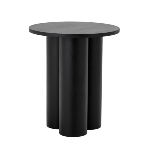 Side table, black oak veneer