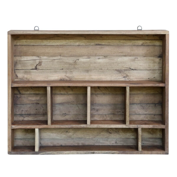 Grimaud wall shelf made of reclaimed wood