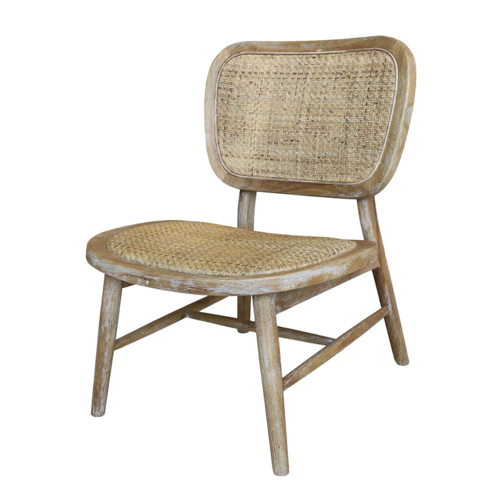 Lounge Chair w wicker seat - Your Nordic Home