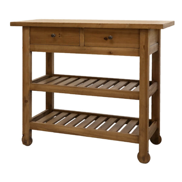 Service table with wheels