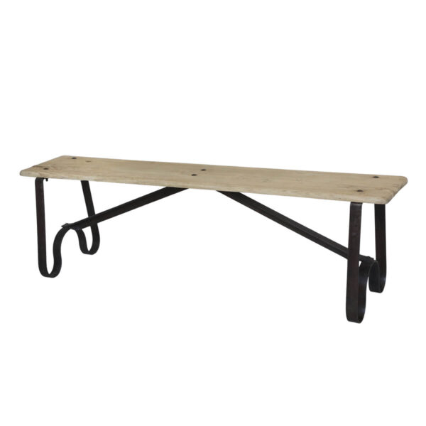 Grimaud Bench with metal legs